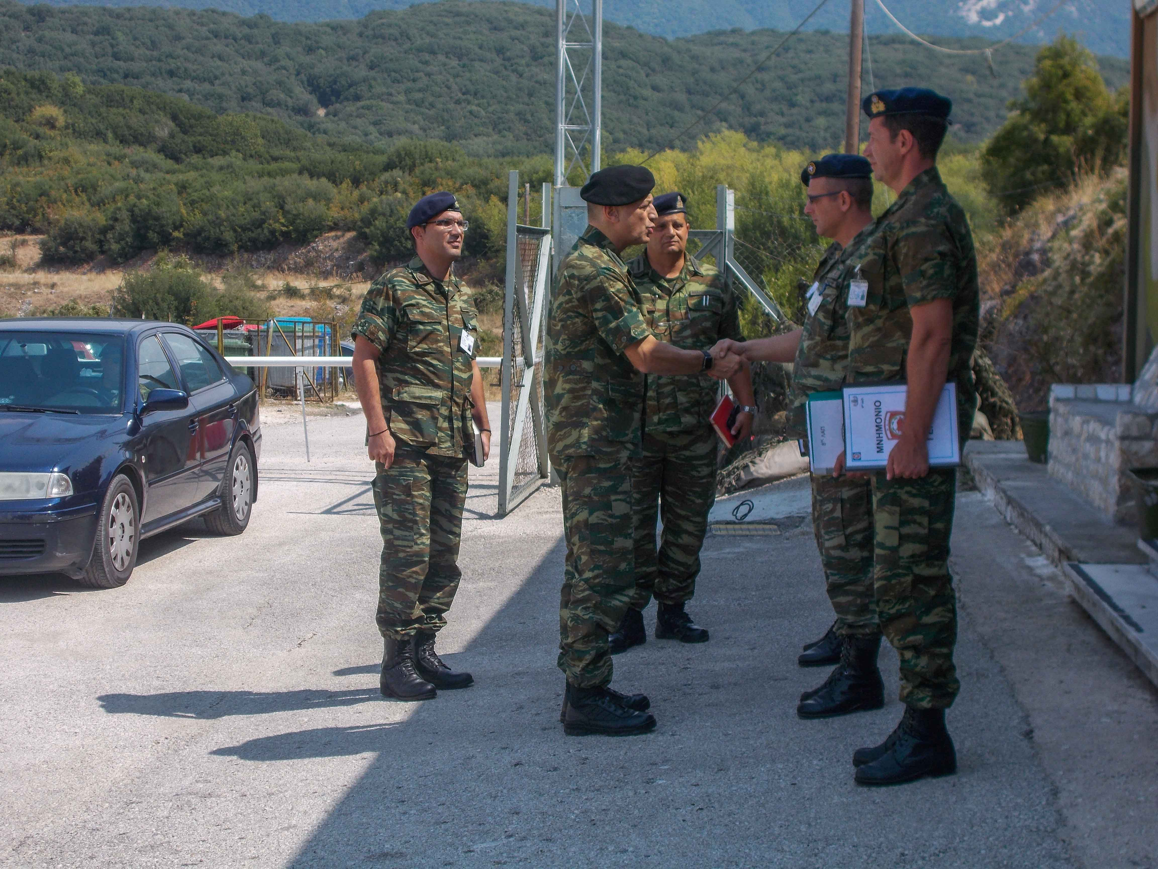 Στην Περιοχή Ευθύνης της 8ης Μηχανοποιημένης Ταξιαρχίας ο Α/ΓΕΣ (εικόνες)